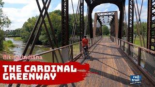 Biking Indiana: The Cardinal Greenway - Indiana's Longest Rail Trail!