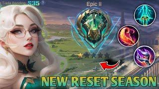 I'M BACK !! WELCOME TO EPIC AGAIN  || GAMEPLAY ODETTE NEW SEASON - MLBB