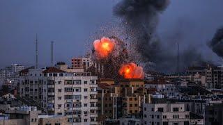 Bombs rain down on Gaza as Hamas and Israel war escalates