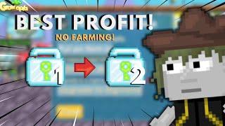 HOW TO PROFIT WITH 120 WL!!! BEST PROFIT | GrowTopia Profit