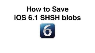 How to save iOS 6.1 SHSH blobs