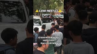 YA KALI NGGA DATENG #cdid #meet #v3 RUGI DONG…… YANG BENER AJA