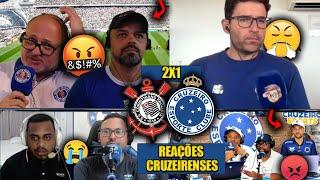 REAÇÕES dos CRUZEIRENSES FURIOSOS com a DERROTA - CORINTHIANS 2X1 CRUZEIRO [REACT BRASILEIRÃO 2024]