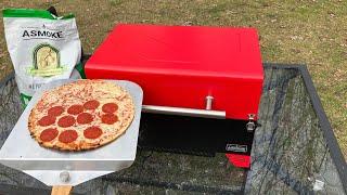 ASMOKE AS350 Pellet Grill Baking Pizza & Cornbread Grilling Pork Chops & Chicken