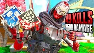 INSANE Revenant REBORN 49 KILLS and 8,600 DAMAGE in Two Games Apex Legends Gameplay Season 18