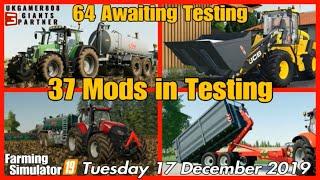 Mods in Testing & Mod hub Update farming simulator 19 fs19 Mods