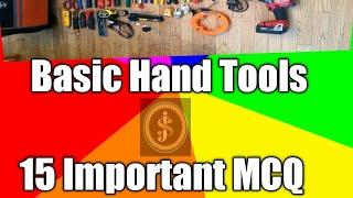 02. Basic Hand Tools 15 Important MCQ Question Answer for ITI Electrician Part - ii