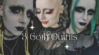 3 Goth Outfits! | lilachris