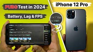 iPhone 12 Pro PUBG Test in 2024 | Detailed BGMi Review in Hindi-Laag-FPS-Battery-Heating