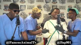 North Memphis Rapper Bap Stops By Drops Hot Freestyle On Famous Animal Tv