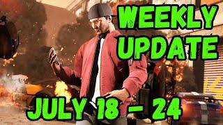 Weekly Update:  July 18 - 24 in GTA 5 Online: New Car, 3X$ & RP, Discounts, Removed Cars & More!