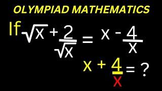 Math Olympiad Question | You Should Learn This Quick Trick...