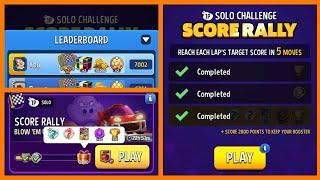 1st in race|Blow em up solo challenge|2800 points score rally solo challenge|match masters