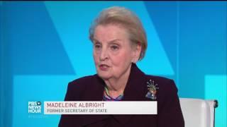 Refugee ban ‘a gift to those that hate us,’ says Madeleine Albright