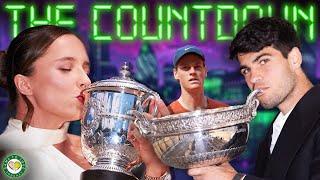 Wimbledon between Alcaraz or Sinner? | Swiatek DOMINATES! | Countdown GTL Tennis Podcast