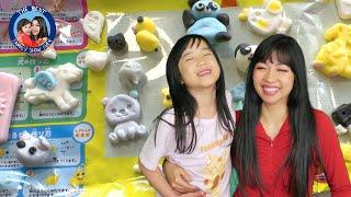 EP4 Making Japanese DIY Candies with Ella and Mommy! We made cute animal candies!