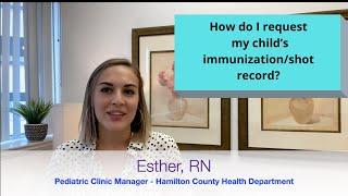 How do I request my child’s immunization/shot record?