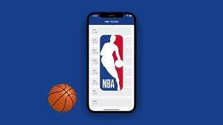  NBA App • Data from API • Flutter Tutorial 