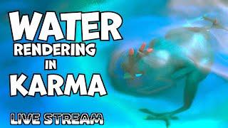 Deep Dive into Water Rendering in Karma Houdini MatX & a Chicken