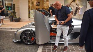 Christian Von Koenigsegg Shows Up His New 4M€ Koenigsegg CC850 in Monaco!!