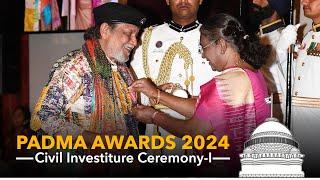 President Murmu presents Padma Awards 2024 at Civil Investiture Ceremony-I at Rashtrapati Bhavan