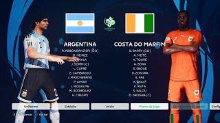 PES 2021 Argentina x Costa do Marfim (1º Jogo - Copa do Mundo 2006) - Manual⁄ FUMA