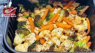 Best Air Fryer Roasted Vegetables | Easy Veggies Recipe