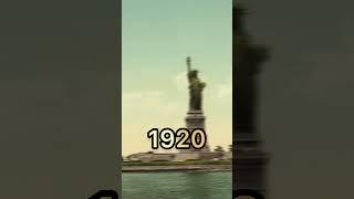 Statue of Liberty Evolution 2023-1870 #shorts #history #evolution #statue #usa #newyork