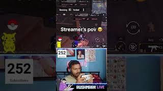 Streamer shocked by insane 1v4 clutch  #bgmi #bgmishorts #shorts #shortvideo #pubgmobile #pubg