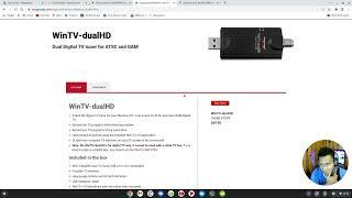 Hauppauge WinTV-dualHD USB TV tuner. Watch Live TV OTA channels on Nvidia Shield Pro!
