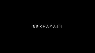 Bekhayali - Song Status || Black Screen Lyrics Status || WhatsApp Status