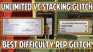 NBA 2K19 VC STACKING GLITCH AND DIFFICULTY REP GLITCH! GET BIGGER VC CHECKS!