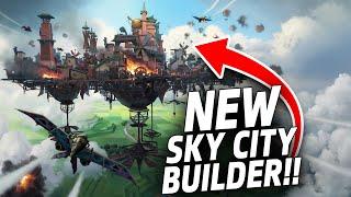 NEW Survival City Builder!! - Airborne Empire - Management Colony Sim