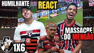 REACT VASCO 1 X 6 FLAMENGO MELHORES MOMENTOS  MASSACRE HISTÓRICO 2024