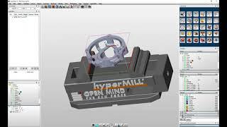 Hypermill Automation Centre clamp setup