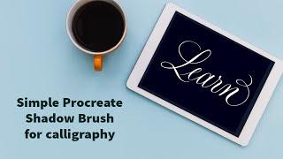 Procreate iPad Tutorial: Create a Stunning Calligraphy Brush with Shadow Effect!