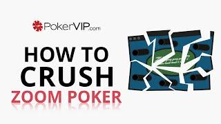 How to Crush Zoom Poker 50NL - Live Session