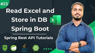 Read Excel and Store in Database Using Spring Boot | Spring Boot Rest API Tutorials