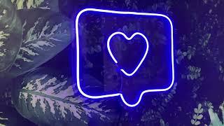 Inove- Painel Neon Led Like Instagram