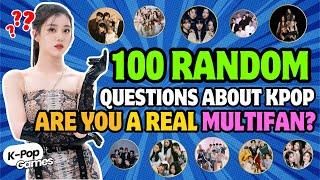 100 RANDOM QUIZ FOR KPOP MULTIFANDOM  |KPOP GAMES  KPOP QUIZ |