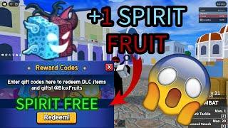 FREE SPIRIT FRUIT CODE (100K EXIST) BLOXFRUITS | ROBLOX