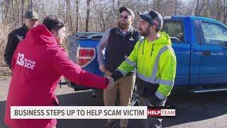 West Michigan business steps up to help scam victim