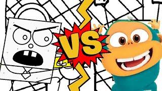 M.U.G.E.N Battles | Doodlebob vs Alien Monkey Blue | SpongeBob SquarePants vs Alien Monkeys