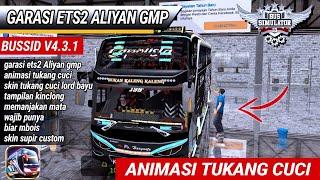 KODENAME GARASI BUSSID V4.3.1‼️ GARASI ETS2 Aliyan gmp‼️ ANIMASI TUKANG CUCI BUSSID 