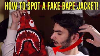 HOW TO SPOT A FAKE A BAPE JACKET!