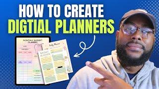 How To Make Digital Planner To Sell On Etsy 2024| Make Printable Planner Using Canva