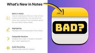 Apple Notes New Features iOS 18 - How Good Are They? | iOS18, iPadOS18, Mac Sequoia