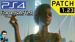 Cyberpunk 2077 Patch 1.23 (Hot Fix) - PS4 Frame Rate Test