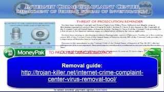 Internet Crime Complaint Center virus