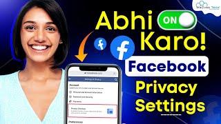 Facebook Privacy Settings | Privacy and Tagging Page Settings (in Hindi)